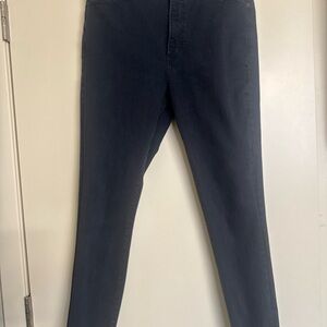 Express Super High Rise Skinny Jeans Black 10 10R